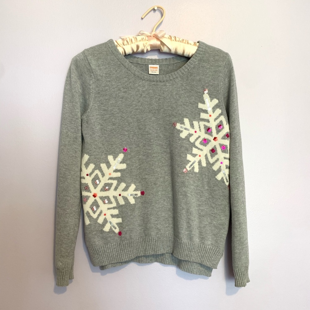 Gymboree Big Girls winter Crewneck sweater